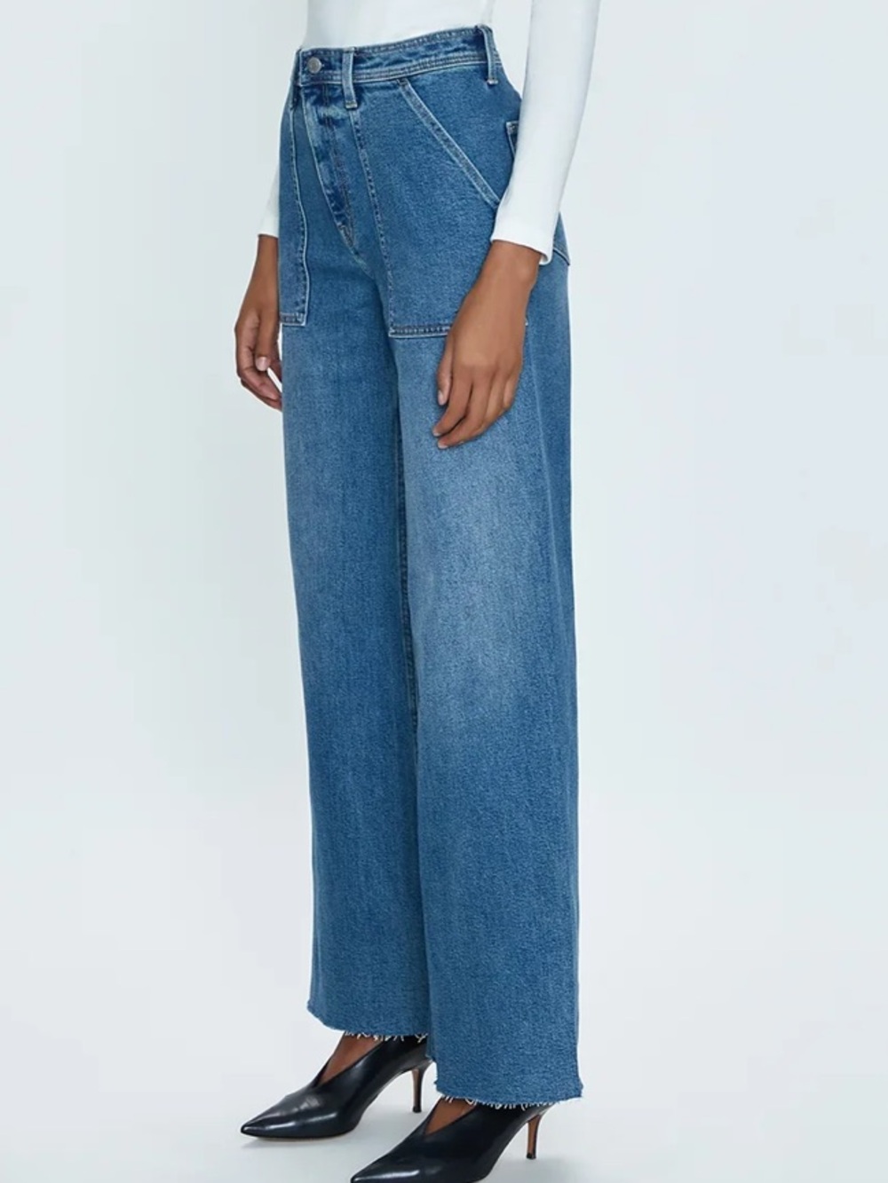 PISTOLA PENNY HIGH RISE WIDE LEG JEANS CANAL WASH Women’s Size 31 NWOT - Picture 5 of 13